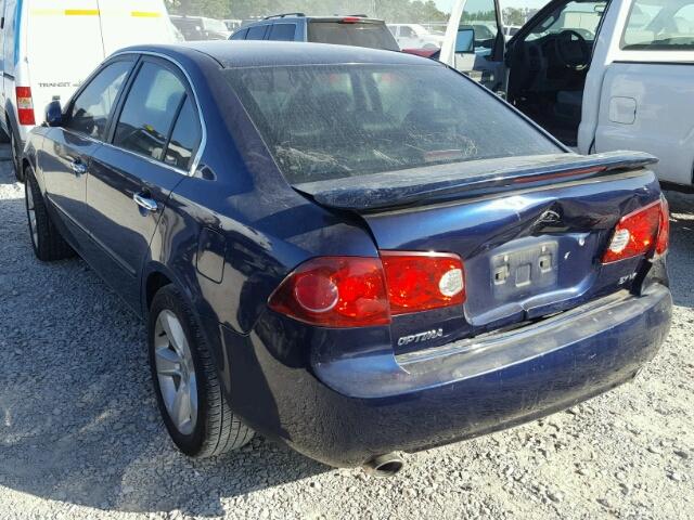 KNAGE124965063967 - 2006 KIA OPTIMA LX BLUE photo 3