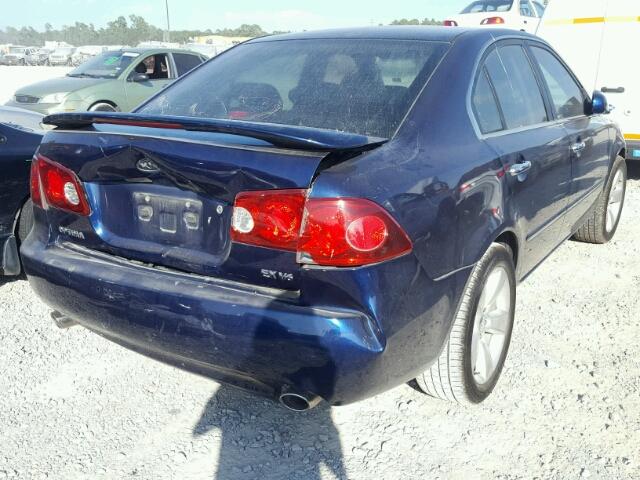 KNAGE124965063967 - 2006 KIA OPTIMA LX BLUE photo 4