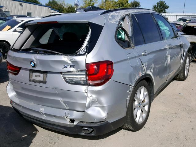 5UXKR2C58G0R69250 - 2016 BMW X5 SDRIVE3 SILVER photo 4