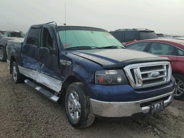 1FTRW12W37KC31776 - 2007 FORD F150 SUPER BLUE photo 1