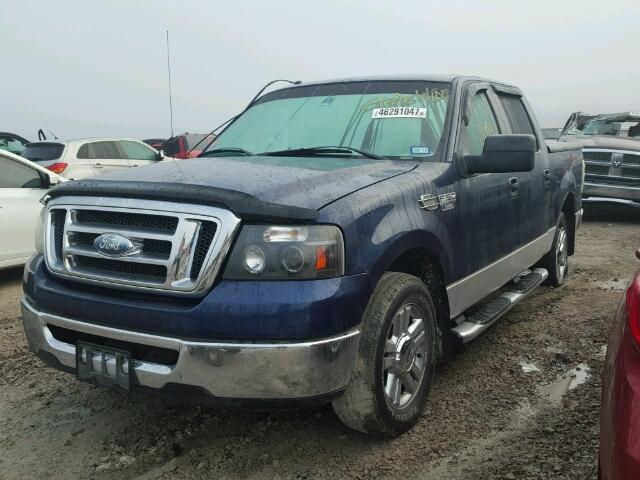 1FTRW12W37KC31776 - 2007 FORD F150 SUPER BLUE photo 2