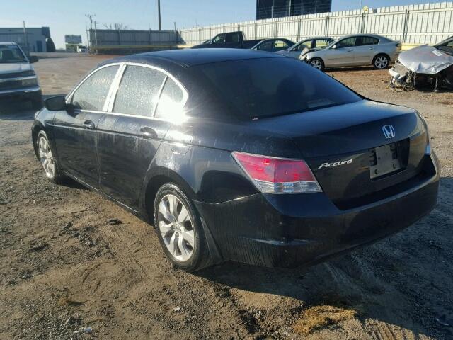 1HGCP26718A117358 - 2008 HONDA ACCORD EX BLACK photo 3