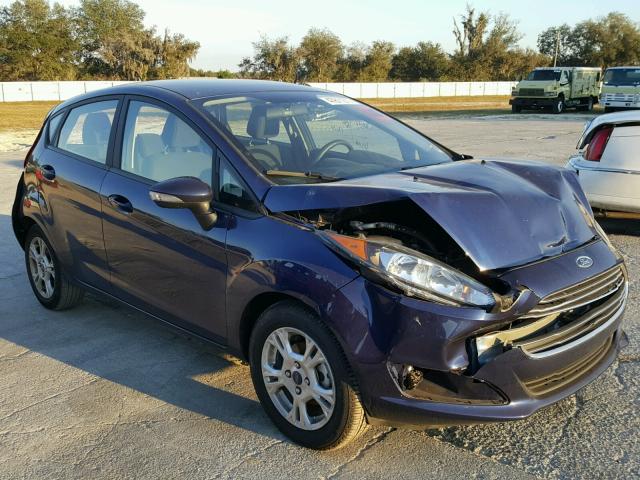 3FADP4EJ2GM201840 - 2016 FORD FIESTA SE BLUE photo 1