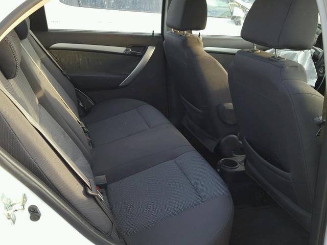 KL1TD5DE6AB119463 - 2010 CHEVROLET AVEO LS 白色 照片 6