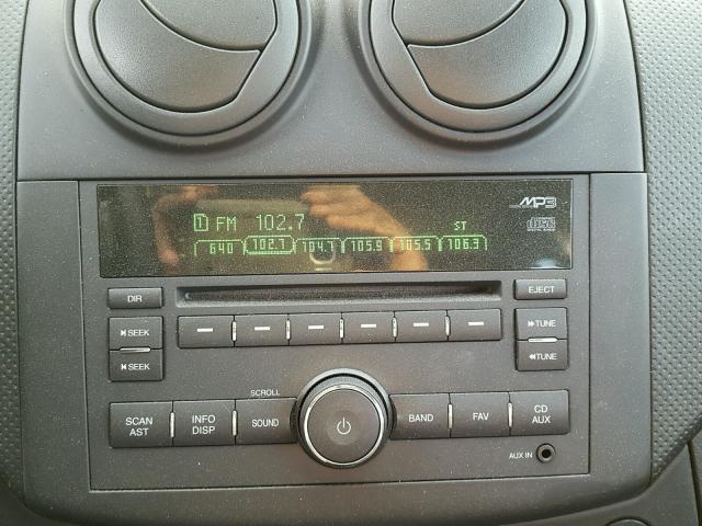 KL1TD5DE6AB119463 - 2010 CHEVROLET AVEO LS 白色 照片 9