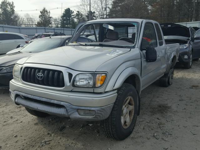 5TEWM72N33Z192454 - 2003 TOYOTA TACOMA XTR GRAY photo 2