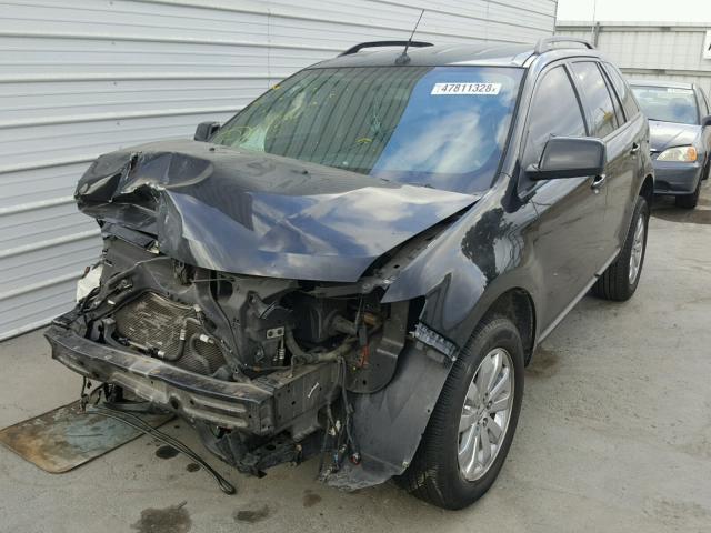 2FMDK38C47BA96716 - 2007 FORD EDGE SEL BLACK photo 2