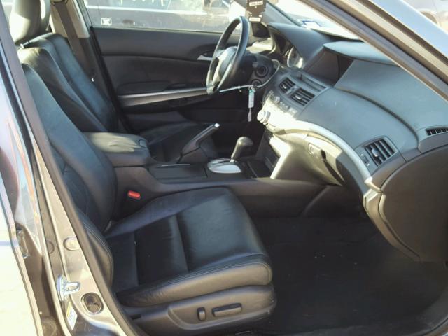 1HGCP36889A020710 - 2009 HONDA ACCORD EXL GRAY photo 5