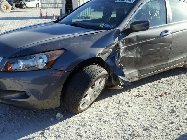 1HGCP36889A020710 - 2009 HONDA ACCORD EXL GRAY photo 9