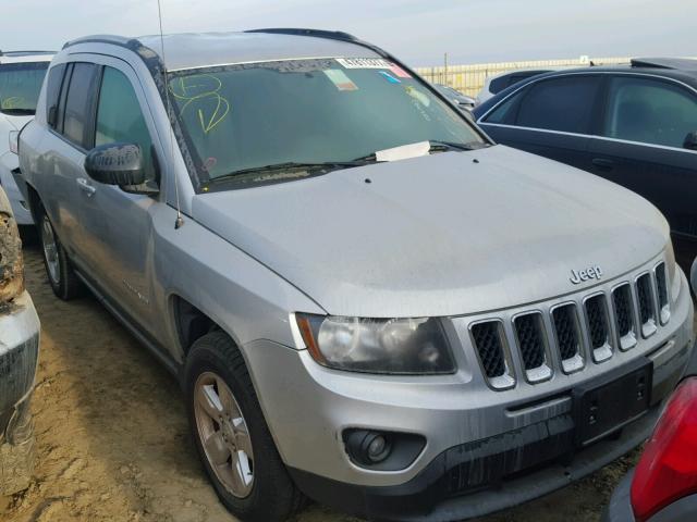 1C4NJCBA5ED595082 - 2014 JEEP COMPASS SP SILVER photo 1