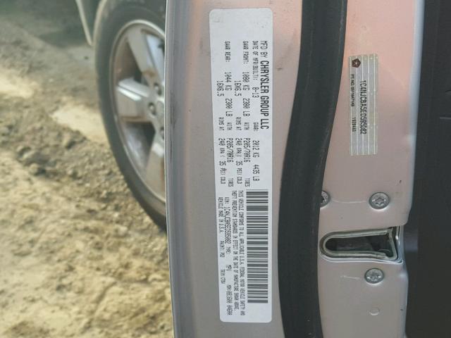 1C4NJCBA5ED595082 - 2014 JEEP COMPASS SP SILVER photo 10