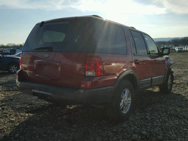 1FMPU16L04LA81530 - 2004 FORD EXPEDITION RED photo 4