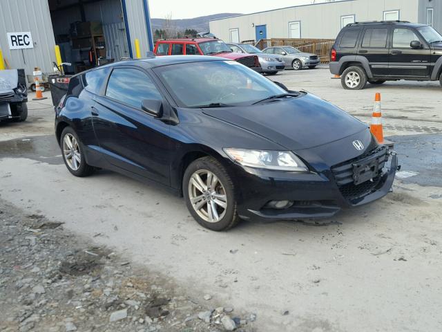 JHMZF1D62CS003855 - 2012 HONDA CR-Z EX BLACK photo 1