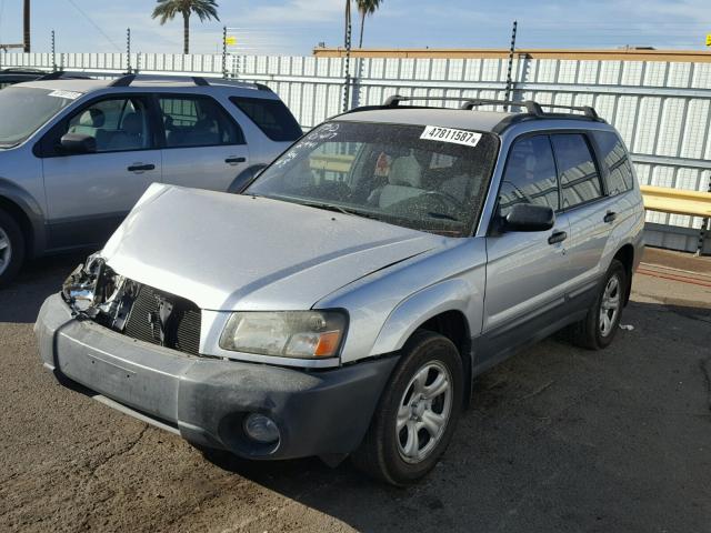 JF1SG63603H768774 - 2003 SUBARU FORESTER 2 SILVER photo 2