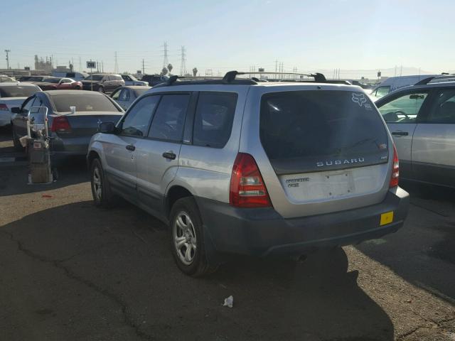 JF1SG63603H768774 - 2003 SUBARU FORESTER 2 SILVER photo 3