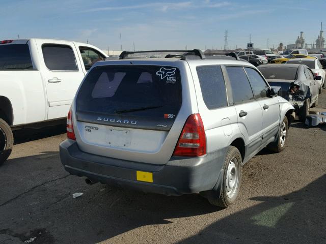 JF1SG63603H768774 - 2003 SUBARU FORESTER 2 SILVER photo 4