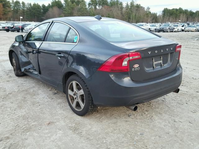 YV1622FS4C2136644 - 2012 VOLVO S60 T5 GRAY photo 3