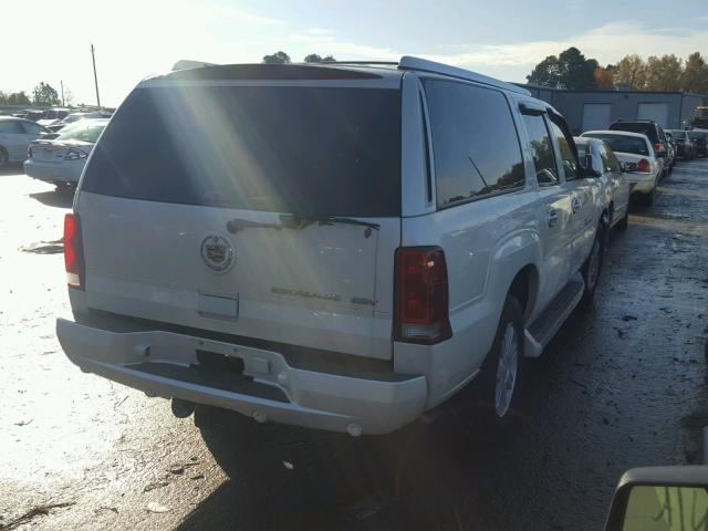 3GYFK66N75G222865 - 2005 CADILLAC ESCALADE E WHITE photo 4