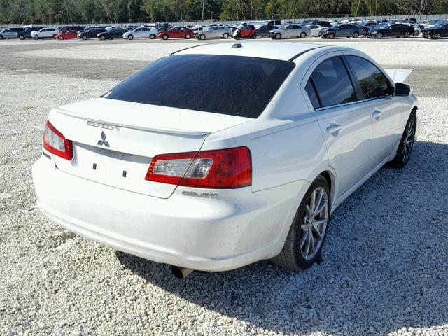 4A32B3FF0BE015519 - 2011 MITSUBISHI GALANT ES WHITE photo 4