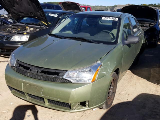 1FAHP34N18W289281 - 2008 FORD FOCUS S/SE GREEN photo 2