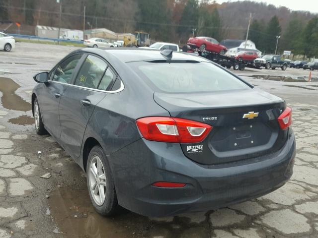 3G1BE5SM9HS565027 - 2017 CHEVROLET CRUZE LT GRAY photo 3