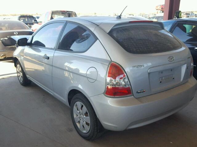 KMHCM36C08U069212 - 2008 HYUNDAI ACCENT GS SILVER photo 3