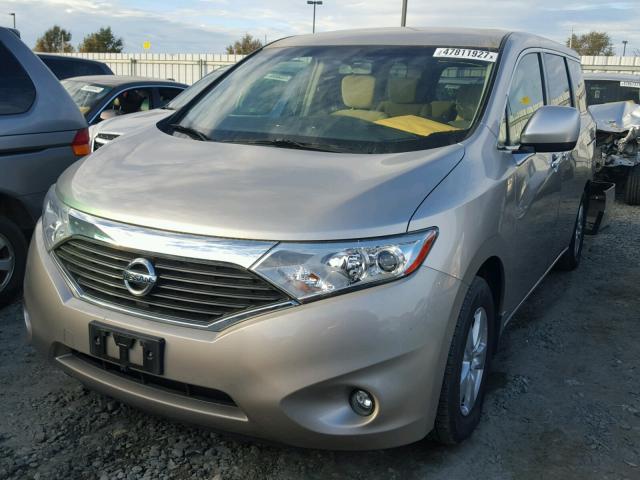 JN8AE2KP1B9012110 - 2011 NISSAN QUEST S GOLD photo 2