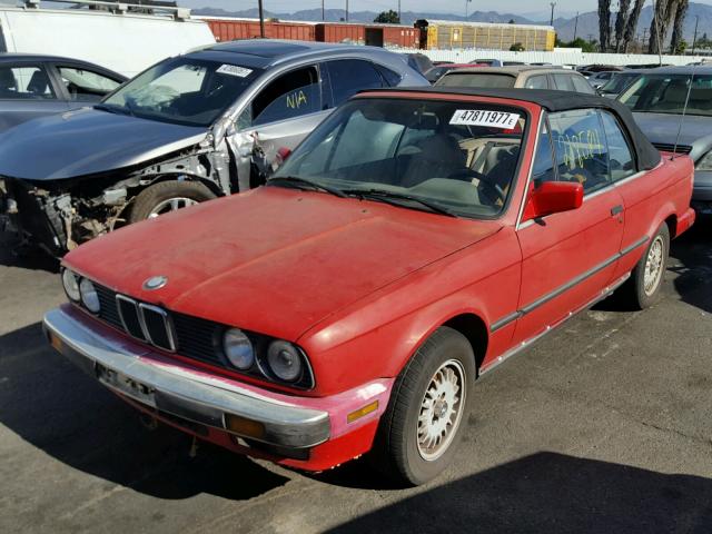 WBABB2300J8857770 - 1988 BMW 325 I AUTO RED photo 2