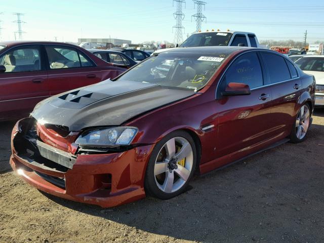 6G2EC57Y29L168294 - 2009 PONTIAC G8 GT RED photo 2