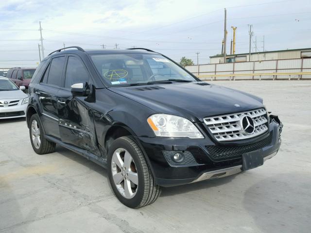 4JGBB86E69A454387 - 2009 MERCEDES-BENZ ML 350 BLACK photo 1