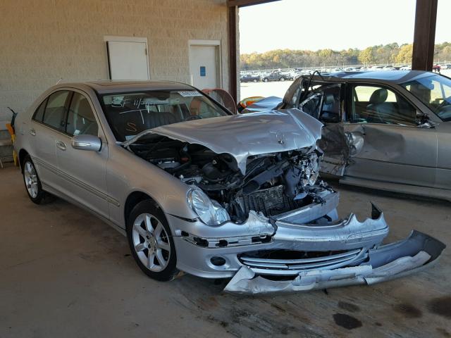 WDBRF92H17F878183 - 2007 MERCEDES-BENZ C 280 4MAT SILVER photo 1