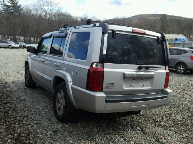 1J8HG58N27C529706 - 2007 JEEP COMMANDER SILVER photo 3