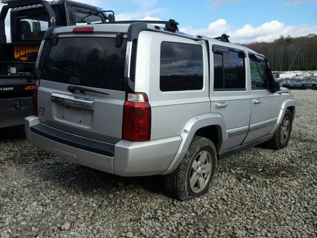 1J8HG58N27C529706 - 2007 JEEP COMMANDER SILVER photo 4