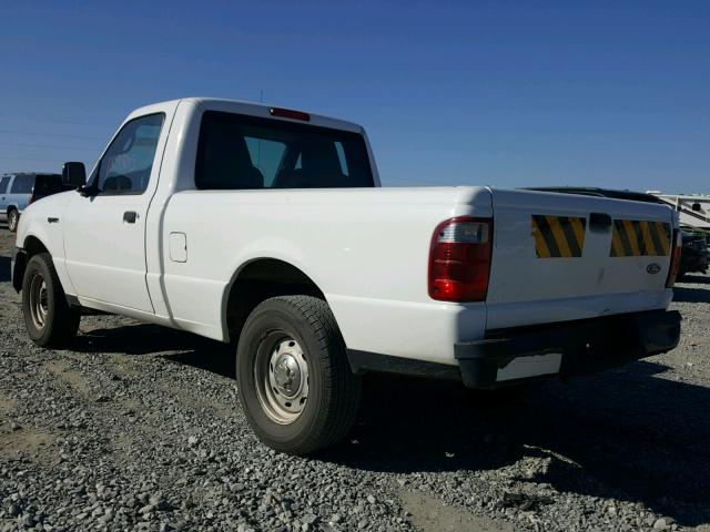 1FTYR10D15PA64726 - 2005 FORD RANGER WHITE photo 3