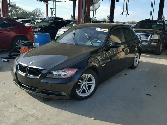 WBAVC53548FZ85667 - 2008 BMW 328 I SULE BLACK photo 2