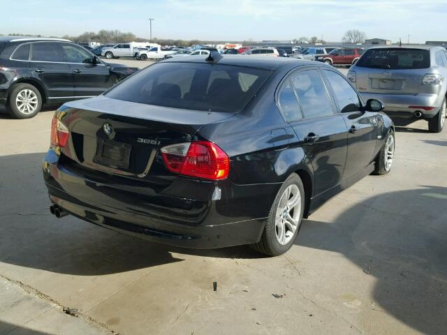 WBAVC53548FZ85667 - 2008 BMW 328 I SULE BLACK photo 4