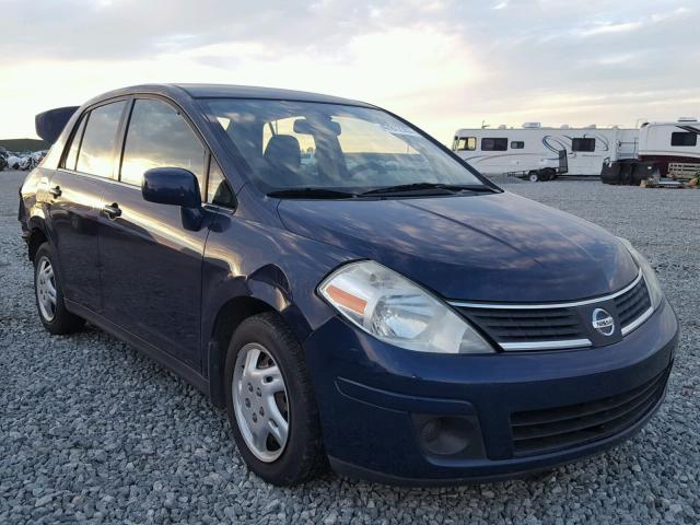 3N1BC11E88L452294 - 2008 NISSAN VERSA S BLUE photo 1