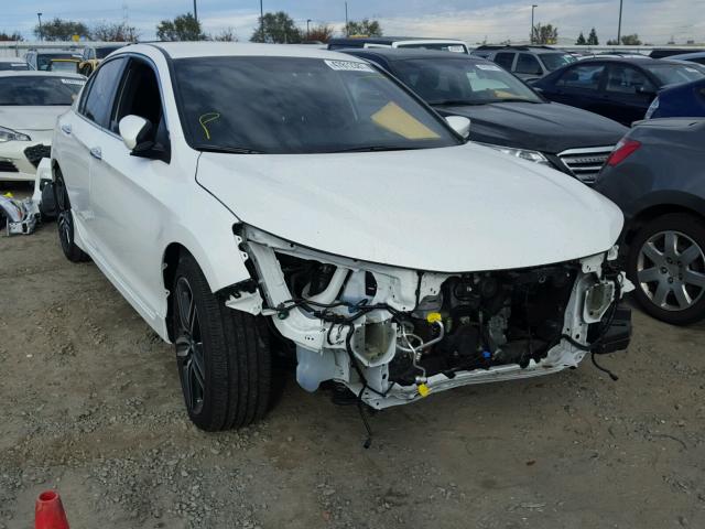 1HGCR2F53HA220645 - 2017 HONDA ACCORD SPO WHITE photo 1