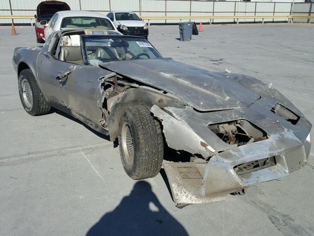 1G1AY0783C5102899 - 1982 CHEVROLET CORVETTE SILVER photo 1