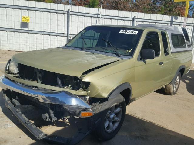 1N6DD26S4WC338712 - 1998 NISSAN FRONTIER K GREEN photo 2