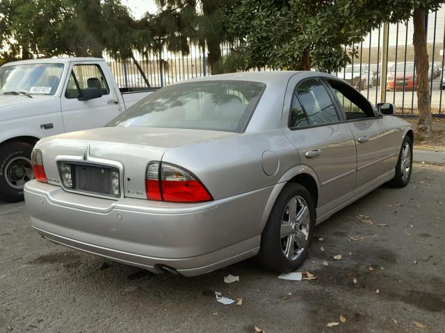 1LNHM87A26Y616924 - 2006 LINCOLN LS SILVER photo 4