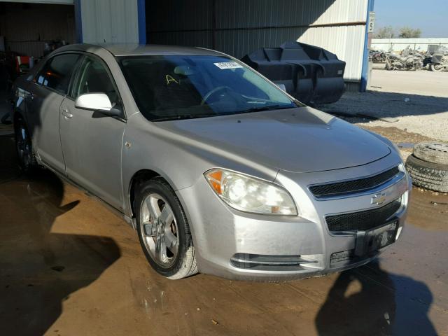 1G1ZH57B78F228535 - 2008 CHEVROLET MALIBU 1LT SILVER photo 1