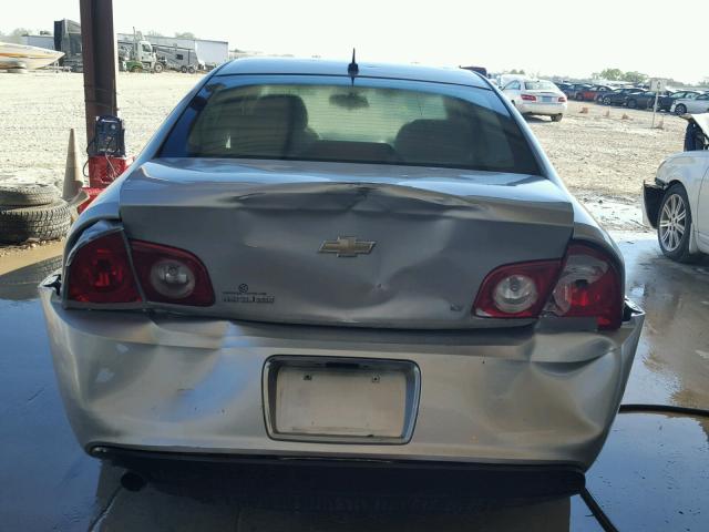 1G1ZH57B78F228535 - 2008 CHEVROLET MALIBU 1LT Արծաթագույն լուսանկար 9