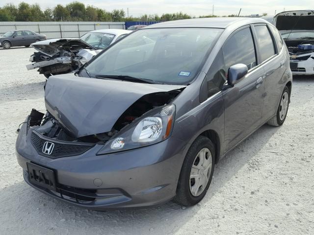 JHMGE8H38DC065582 - 2013 HONDA FIT CHARCOAL photo 2