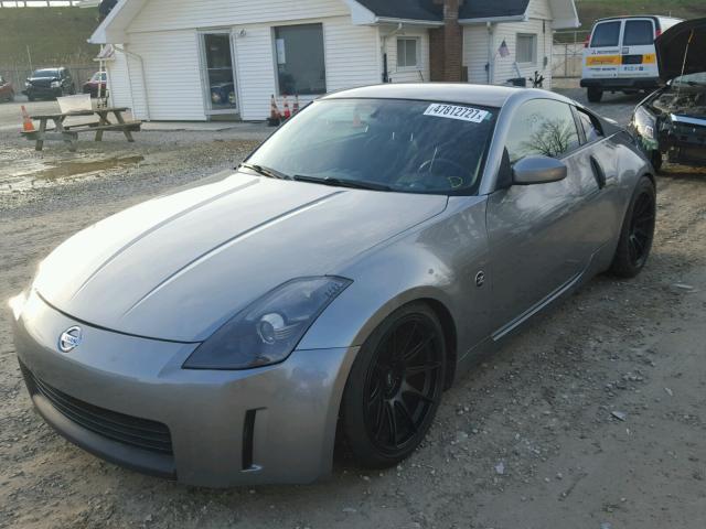 JN1AZ34D63T101977 - 2003 NISSAN 350Z COUPE GRAY photo 2