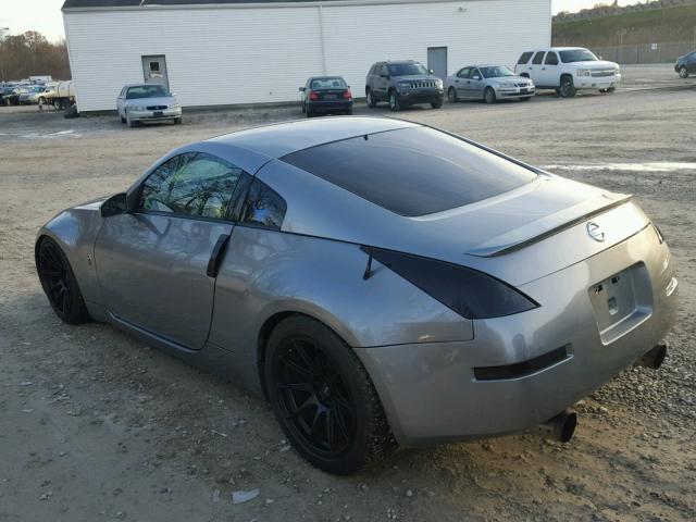 JN1AZ34D63T101977 - 2003 NISSAN 350Z COUPE GRAY photo 3