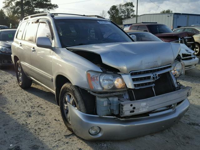 JTEGF21A530096482 - 2003 TOYOTA HIGHLANDER SILVER photo 1