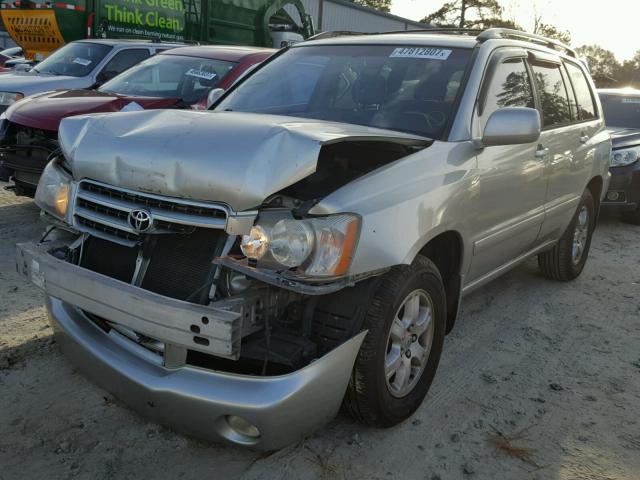 JTEGF21A530096482 - 2003 TOYOTA HIGHLANDER SILVER photo 2