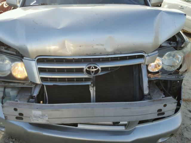 JTEGF21A530096482 - 2003 TOYOTA HIGHLANDER SILVER photo 7