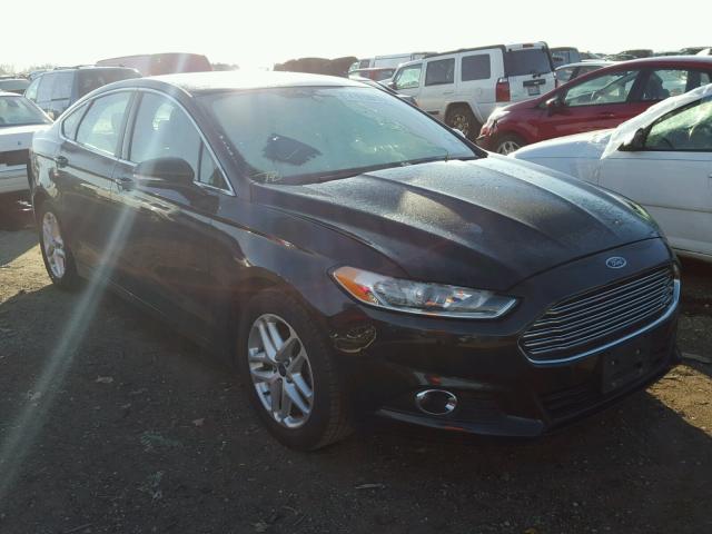 3FA6P0HR5DR164641 - 2013 FORD FUSION SE BLACK photo 1